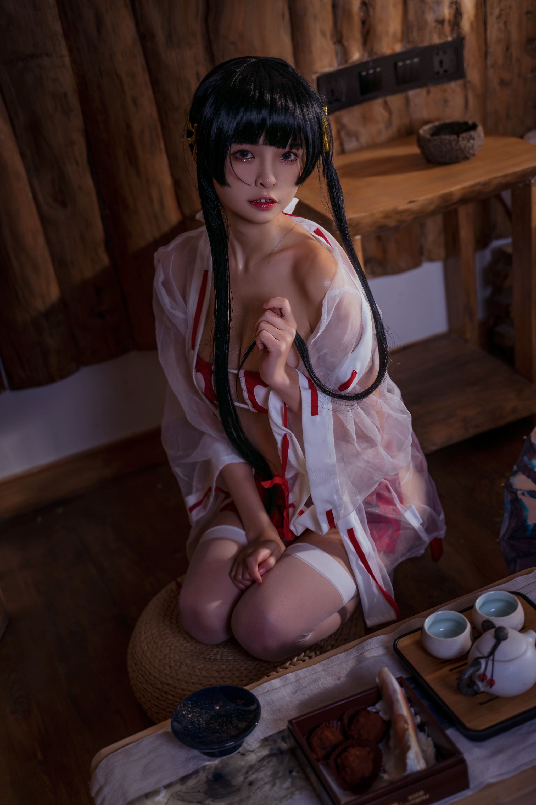 图片[1]-可可老师 – NO.008 温泉巫女[50P]-XikXak